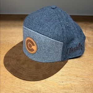 Aksels Gray and Brown Wool Cap